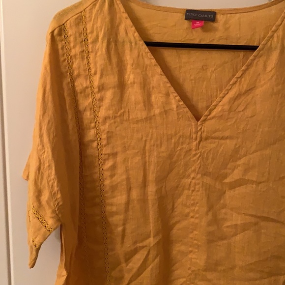 vince camuto linen shirt - Picture 2 of 2
